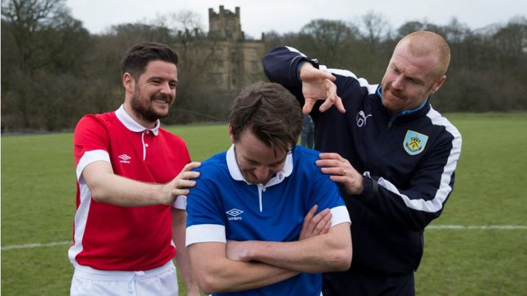 Dyche shows he's a hands on manager