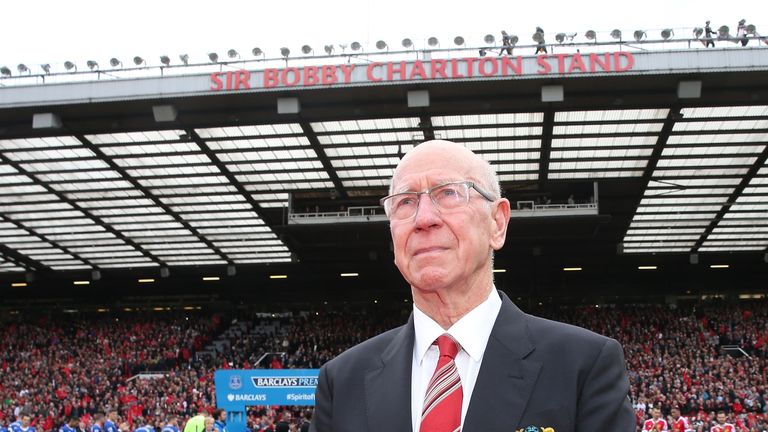 Manchester United have re-named the South Stand at Old Trafford after Sir Bobby Charlton 