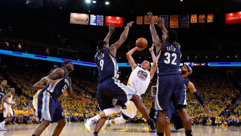 Stephen Curry #30 of the Golden State Warriors