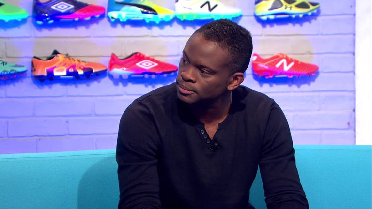 Louis Saha says football is a powerful tool to promote peace