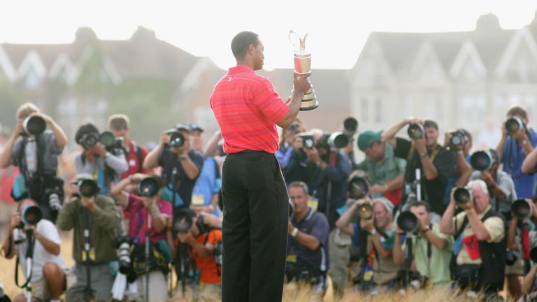 Tiger Woods looks back at his Open victories
