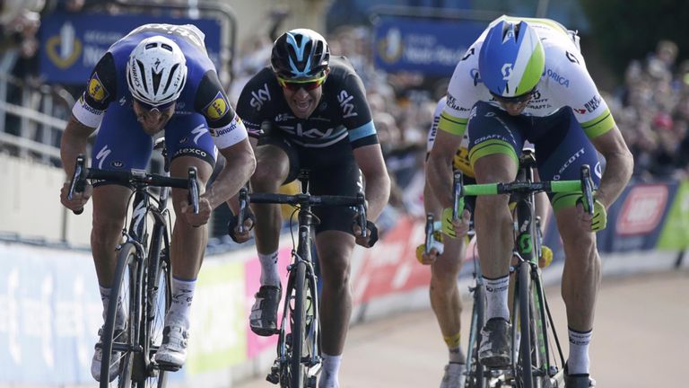 Tom Boonen, Ian Stannard, Mathew Hayman, Paris-Roubaix 2016