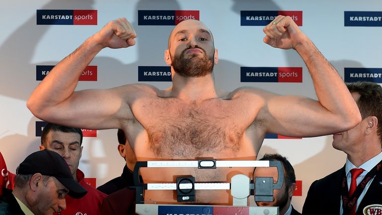 Tyson Fury is back in the gym and firing again