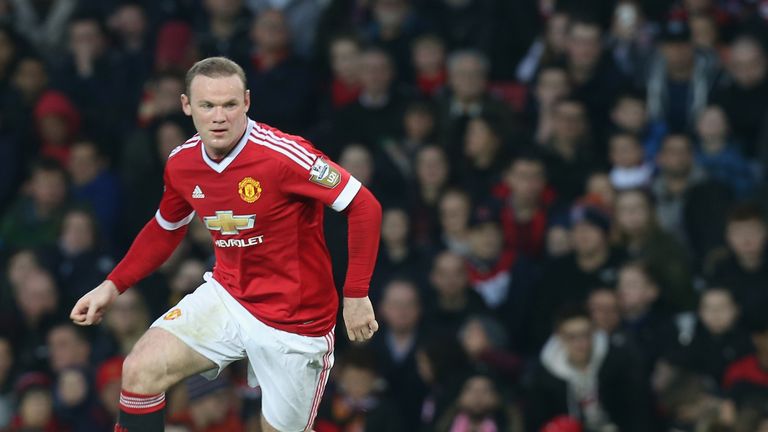 Rooney back in action on Monday night at Old Trafford