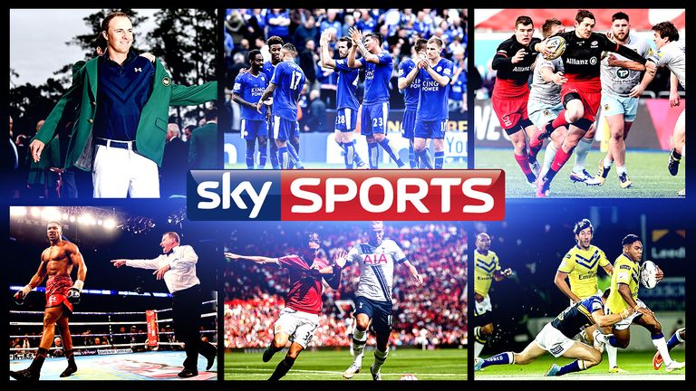 Sky Sports weekend menu 6.4.16