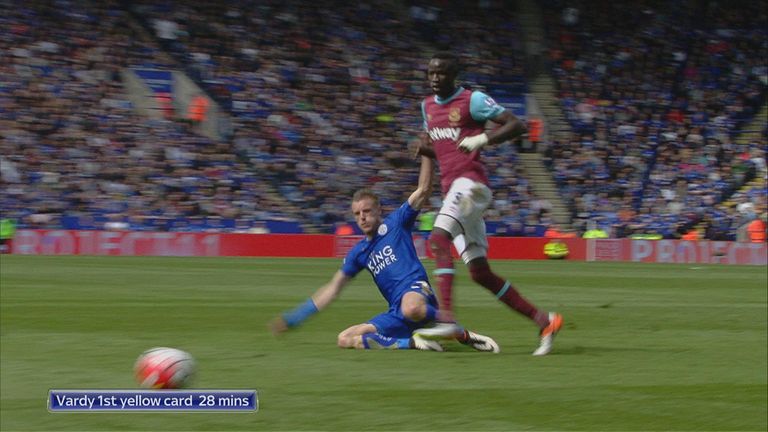 Leicester Vardy Kouyate West Ham