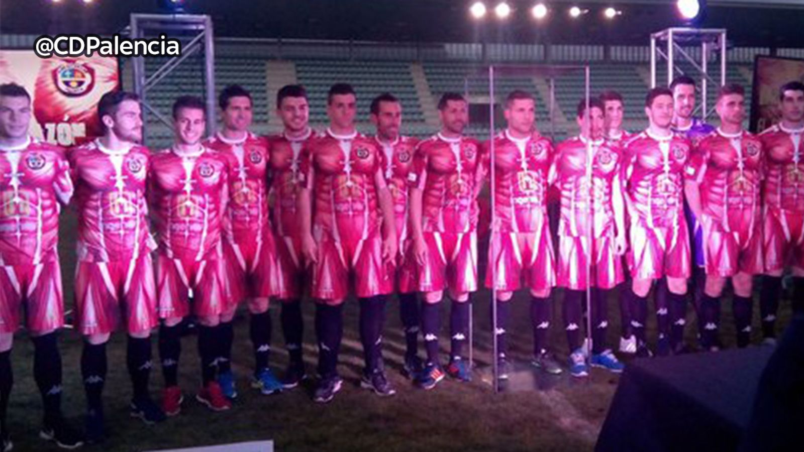 WATCH: Spanish lower league side CD Palencia unveil 'inside out