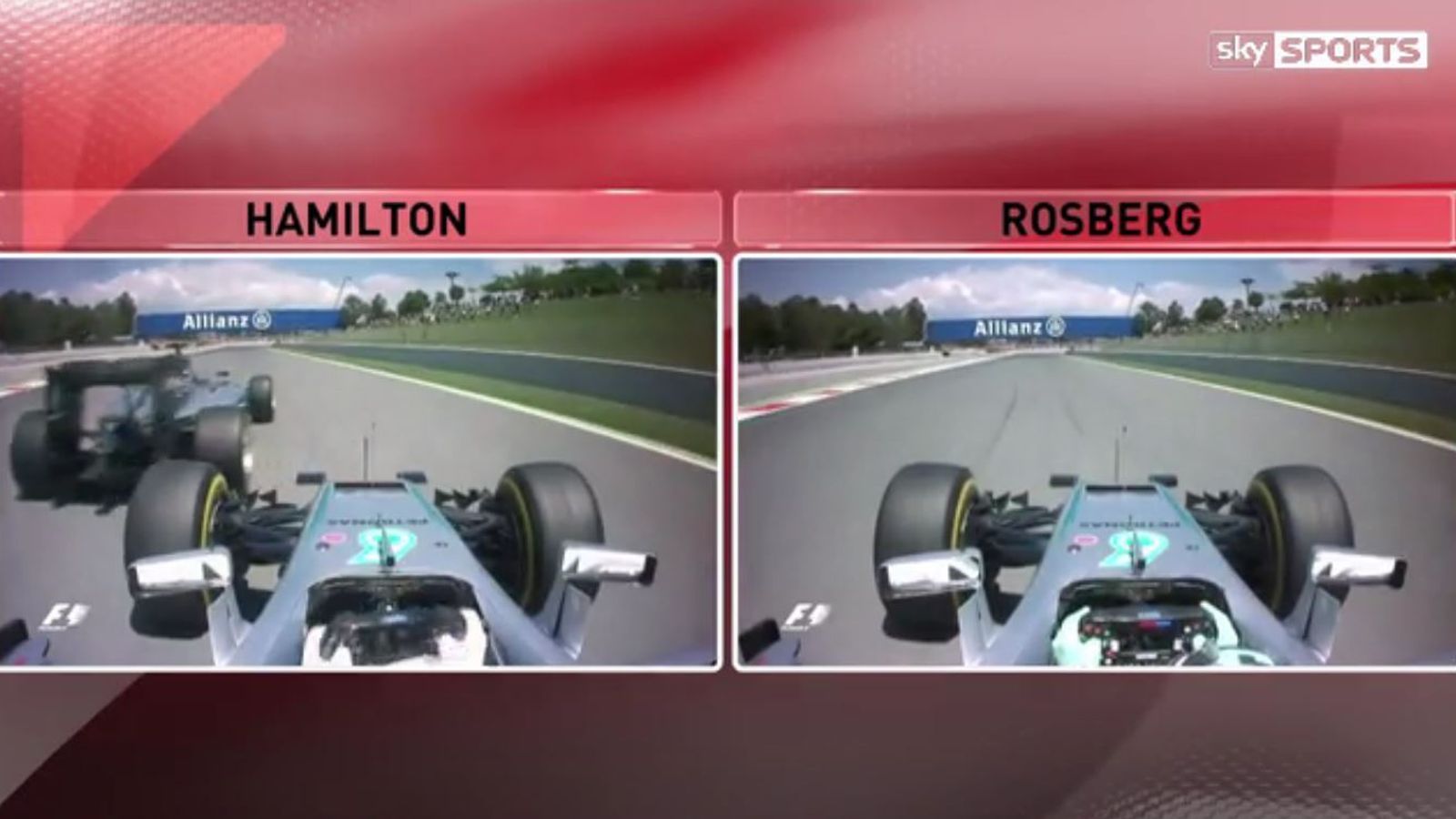 WATCH Mercedes' Lewis Hamilton and Nico Rosberg's crash analysed F1 News
