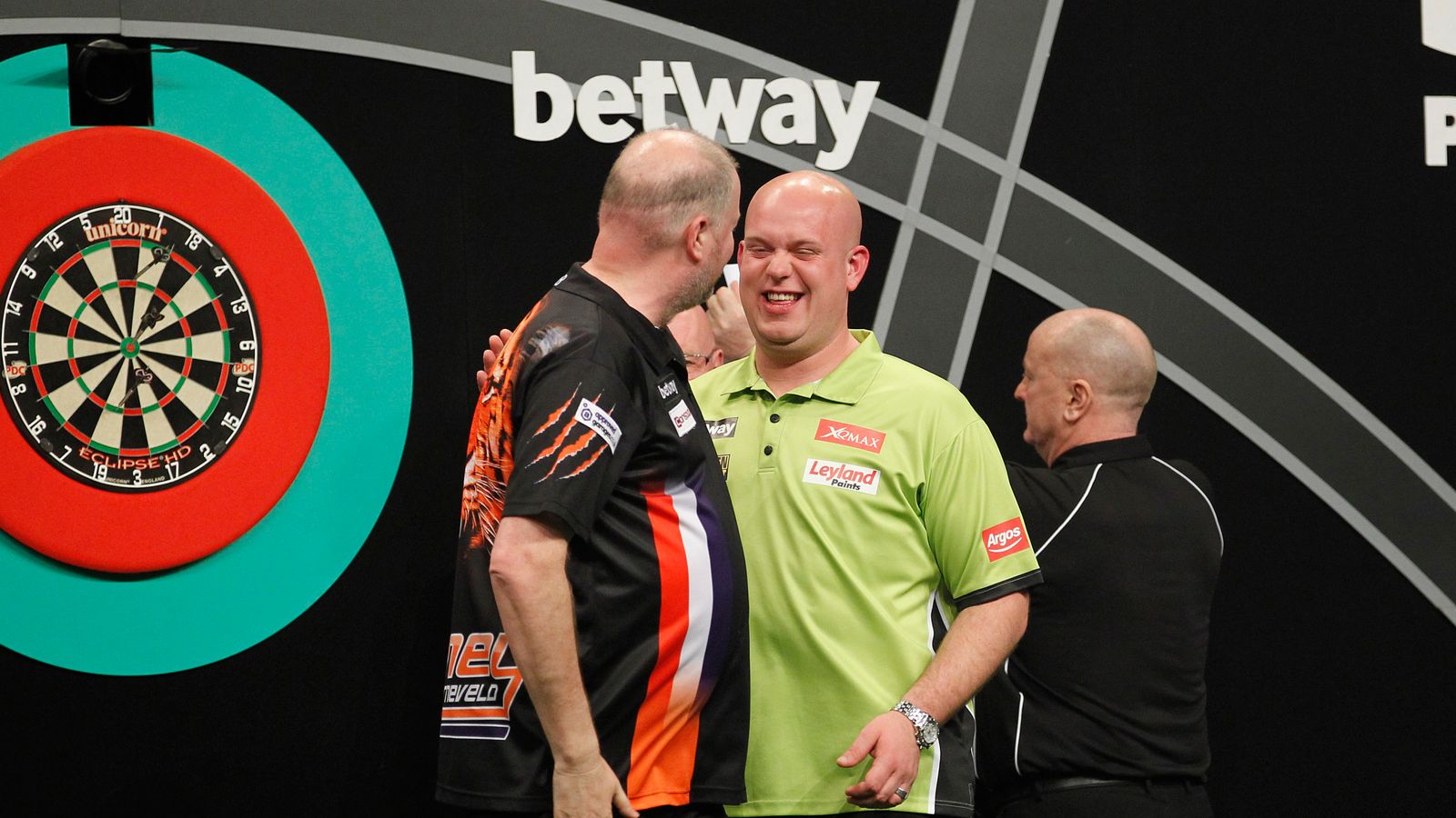 Michael van Gerwen, Raymond van Barneveld, Phil Taylor provide Premier