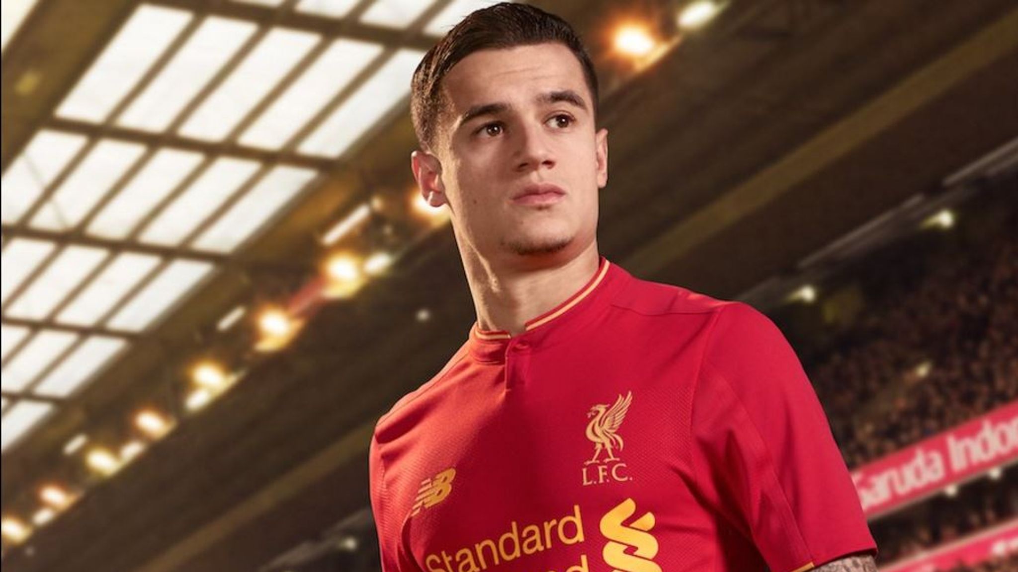 Liverpool unveil new red and gold home strip for 2016-17 season