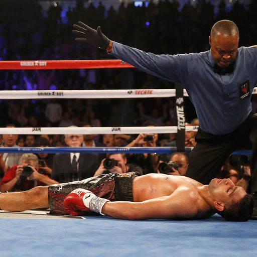 Khan suffers brutal knockout