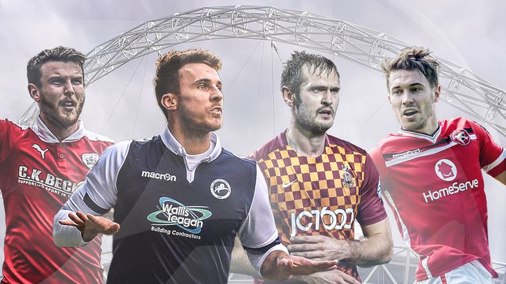 League One play-off graphic