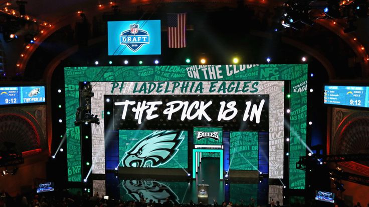 A general view of the Auditorium theater announcing "The Pick Is In" during the 2016 NFL Draft on April 28, 2016 in Chicago, Illin