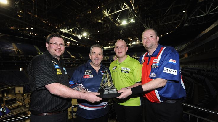 James Wade, Phil Taylor, Michael van Gerwen and Raymond van Barneveld