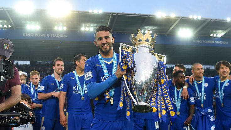 Riyad Mahrez has been elected by Leicester City's supporters as their player of the year