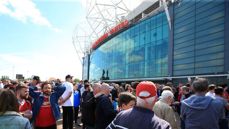 Old Trafford evacuation.