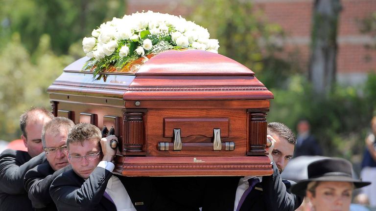 Phillip Hughes Funeral