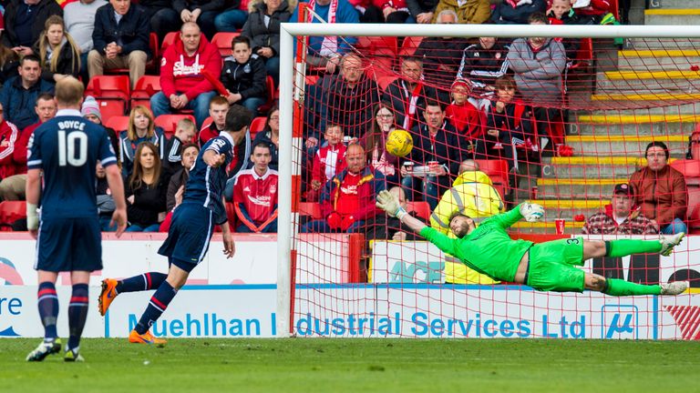 Ross County's Brian Graham opens the scoring with a penalty