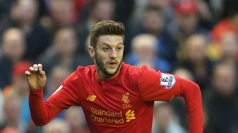 Adam Lallana of Liverpool 