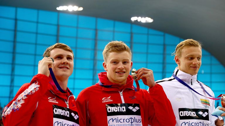 Peaty celebrates another European gold medal