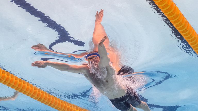 Peaty clocked the third fastest time in 100m breaststroke history