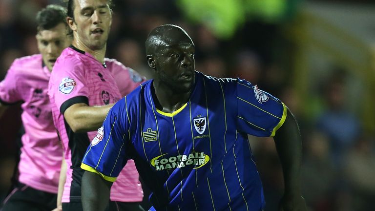 Akinfenwa has made 20 league starts this season and 18 more appearances in League Two as a substitute