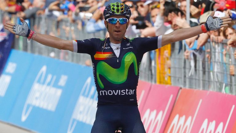 Alejandro Valverde, Giro d'Italia 2016, stage 16