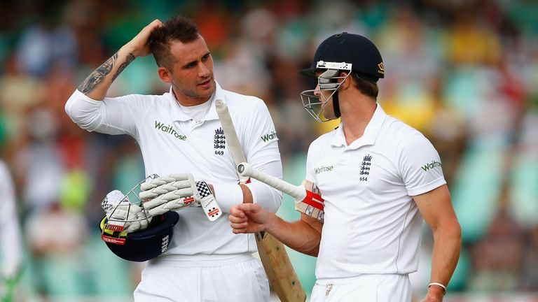 Neither Alex Hales (L) nor Nick Compton scored a century during England's Test series in South Africa