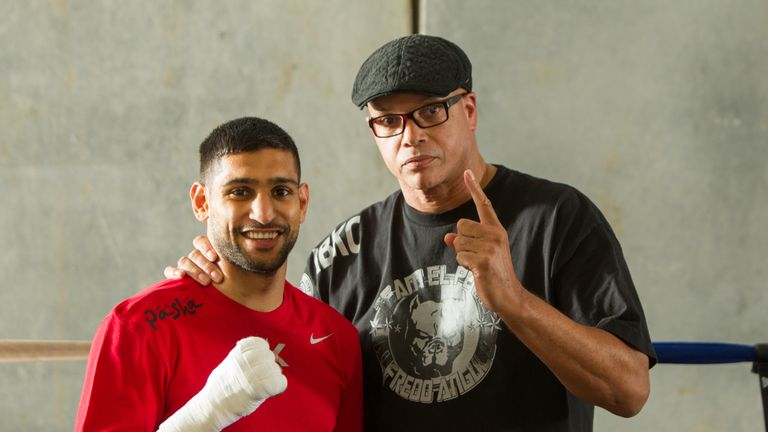 Virgil Hunter will be in Amir Khan's corner when he faces Saul Alvarez