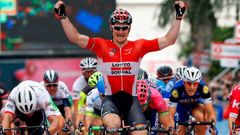 Andre Greipel, Giro d'Italia stage seven