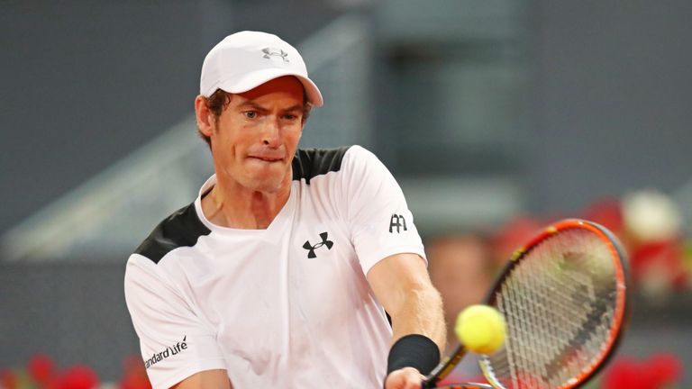 Andy Murray eased into the Madrid Open semi-finals
