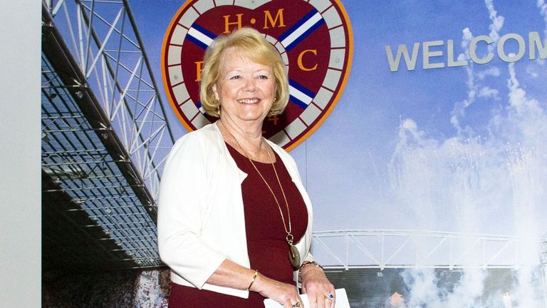 Hearts owner Ann Budge