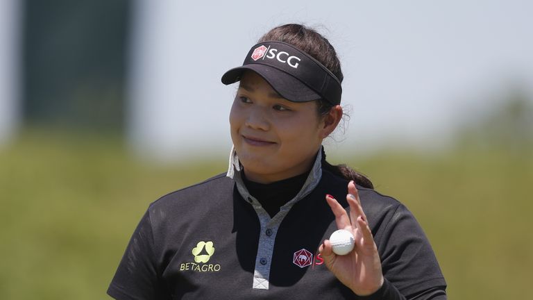 PRATTVILLE, AL - MAY 08:  Ariya Jutanugarn of Thailand waves to the gallery after making a birdie on the third hole during the final round of the Yokohama 