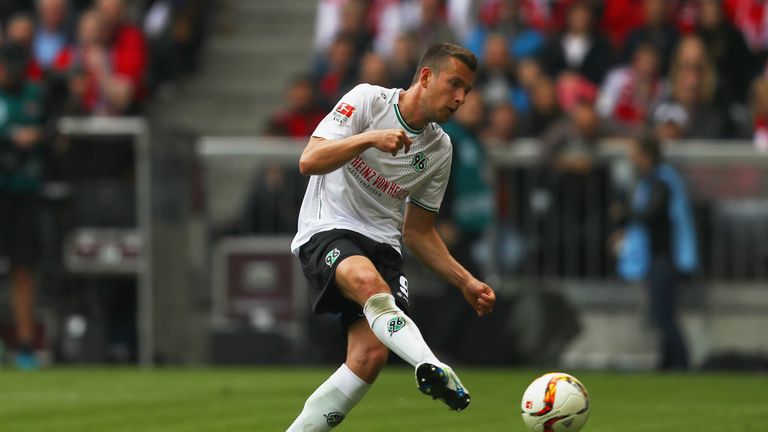 Hannover 96's Artur Sobiech is one of the omissions from Poland's 23-man squad
