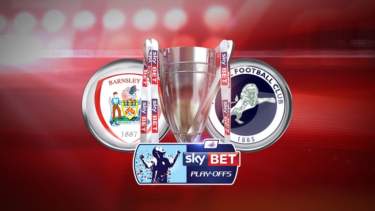 Barnsley face Millwall in the Sky Bet League One play-off final