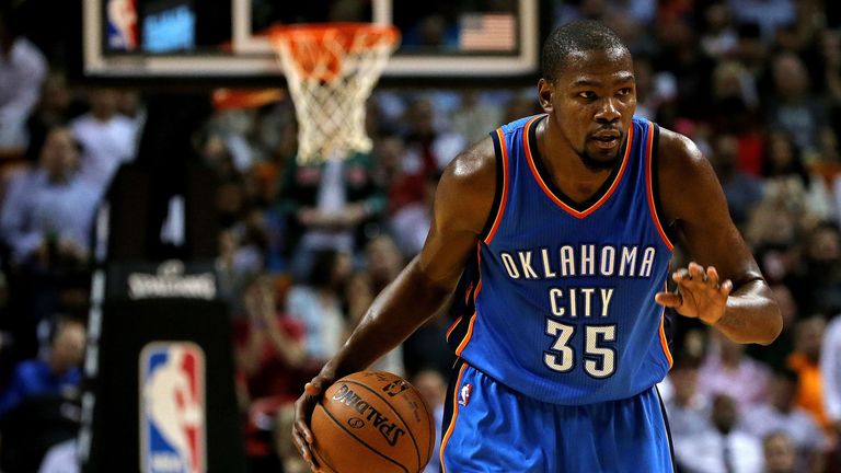 Kevin Durant says Oklahoma City Thunder and Golden State Warriors