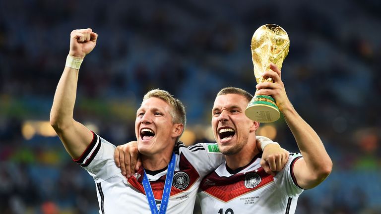 Bastian Schweinsteiger and Lukas Podolski have been included in Germany's squad for Euro 2016