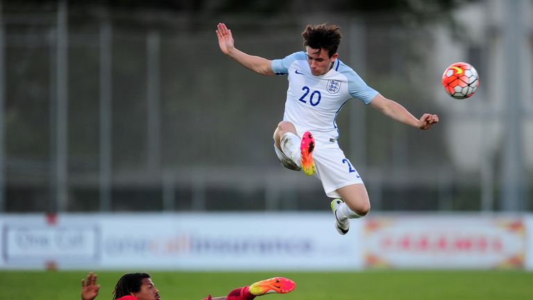 Ben Chilwell hurdles Hildeberto Pereira's challenge as England U21s win 1-0 with Portugal in France
