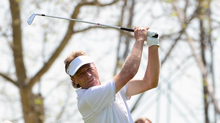 Bernhard Langer, chasing the one senior major he has never won, opened with a 69 
