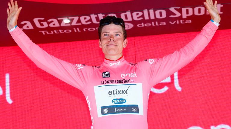 Bob Jungels on stage ten of the 2016 Giro d'Italia