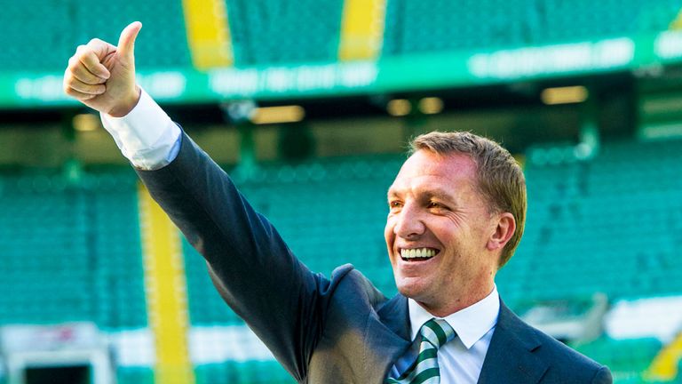 New Celtic manager Brendan Rodgers