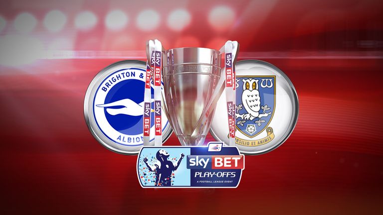 Brighton v Sheffield Wednesday Championship playoff semi live on Sky