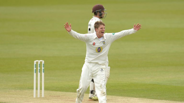 Brydon Carse took three wickets as Durham bowled out Lancashire