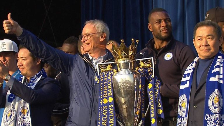Leicester City parade.