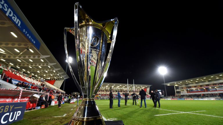 Racing 92 and Saracens will battle it out for the  Champions Cup trophy