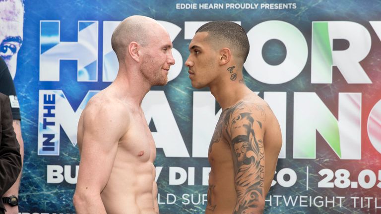 Conor Benn goes eye-to-eye with Luke Keleher