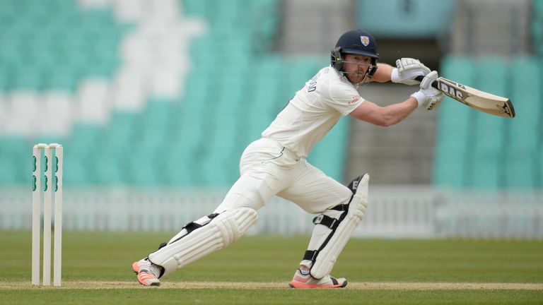Paul Collingwood of Durham bats during day three of the Specsavers County Championship Division One