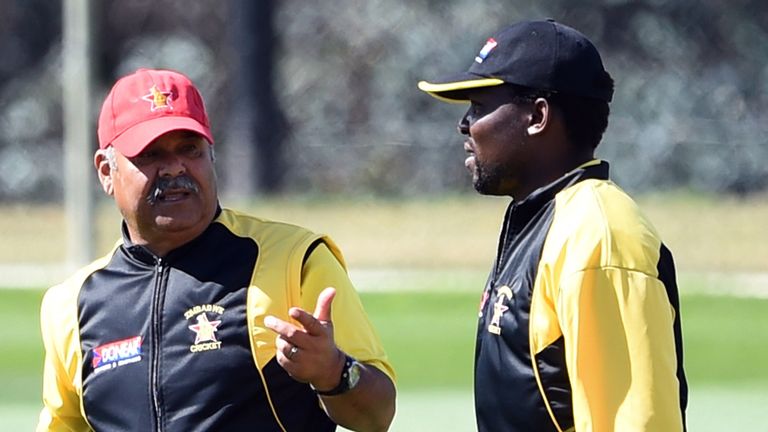 Dav Whatmore (left) and Hamilton Masakadza (right) have both been removed ahead of Zimbabwe's limited-overs tour