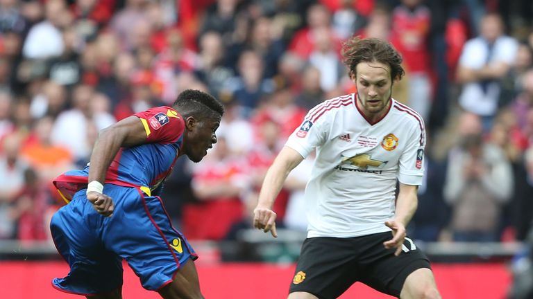 Daley Blind sustained a calf injury during Manchester United's FA Cup title win over Crystal Palace