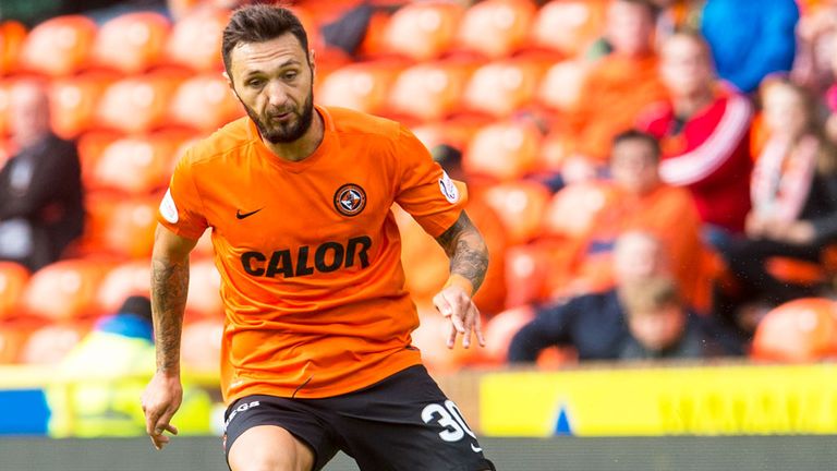 Dundee United have parted company with striker Darko Bodul